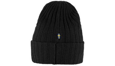 Mössa FJÄLLRÄVEN Byron Ribbed Knit Beanie Svart | F77388-550, 2