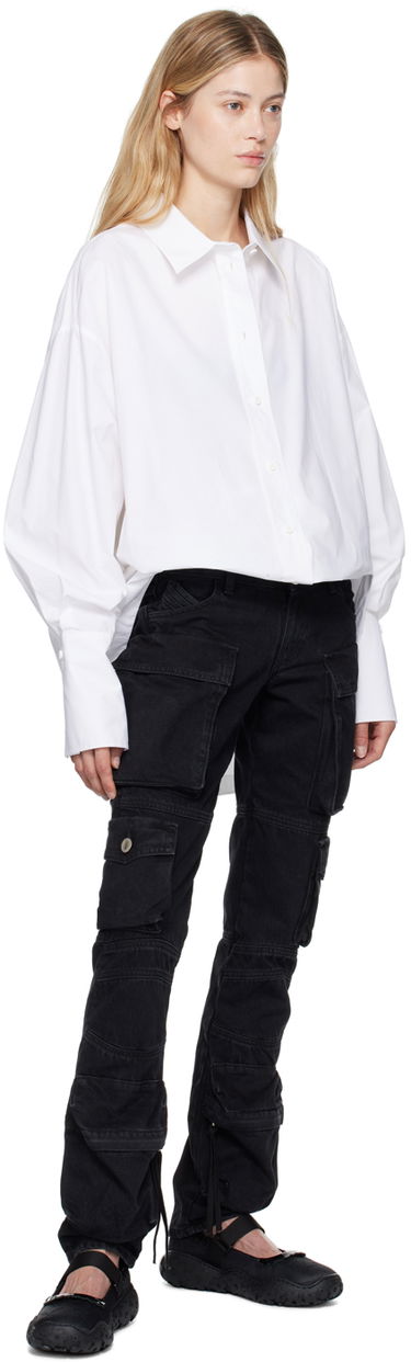 Cargo byxor The Attico Attico Essie Cargo Pants Svart | 241WCP113 D066, 3