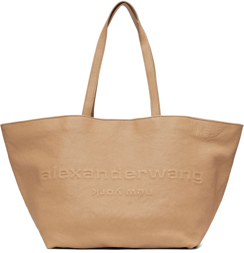 Tygpåse Alexander Wang Alexander Wang Punch Tote Beige | 20325T20L