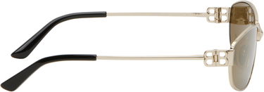 Solglasögon Balenciaga Balenciaga Rectangular Metal Sunglasses Metallisk | BB0336S-003, 1