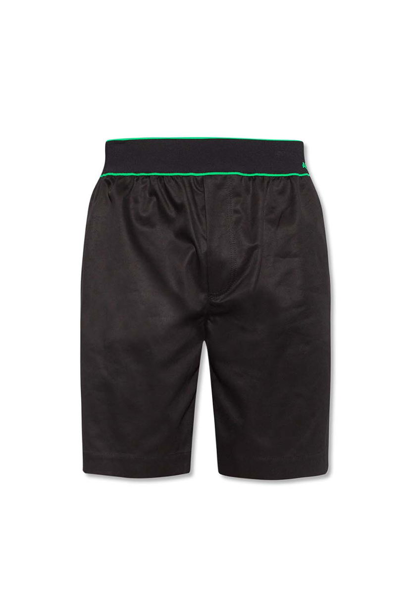 Shorts Bottega Veneta Elastic Waist Shorts Svart | 702097V1J101000