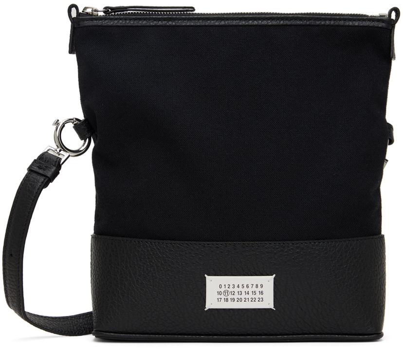 Tygpåse Maison Margiela Small 5AC Tote Bag Svart | SB1WG0042 P4348