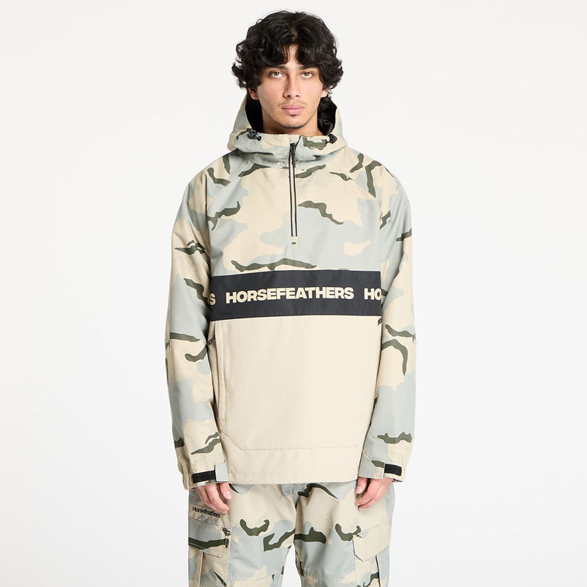 Vindjacka Horsefeathers Horsefeathers Gordie Anorak Jacket Beige | OM322C