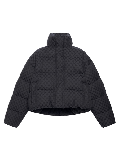 Pufferjacka Gucci Balenciaga x The Hacker Project Hacker BB Puffer Jacket Svart | 681883TLO531269