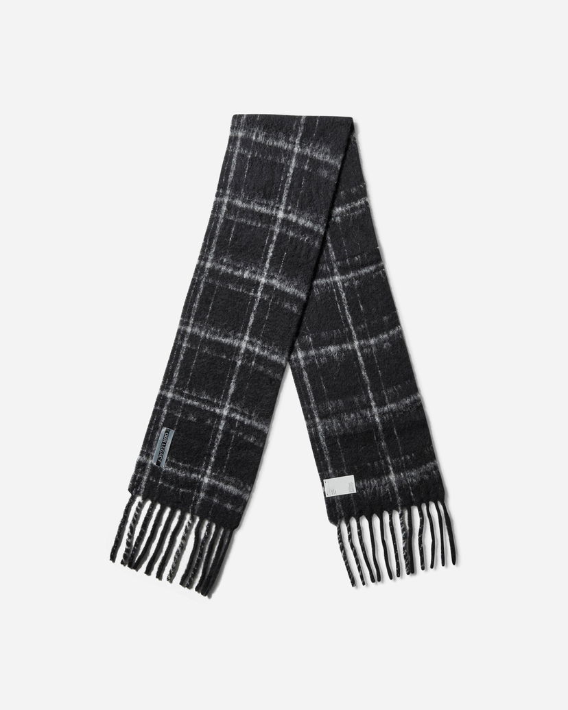 Halsduk OUR LEGACY Our Legacy Estate Check Scarf Svart | A4248EBF 001