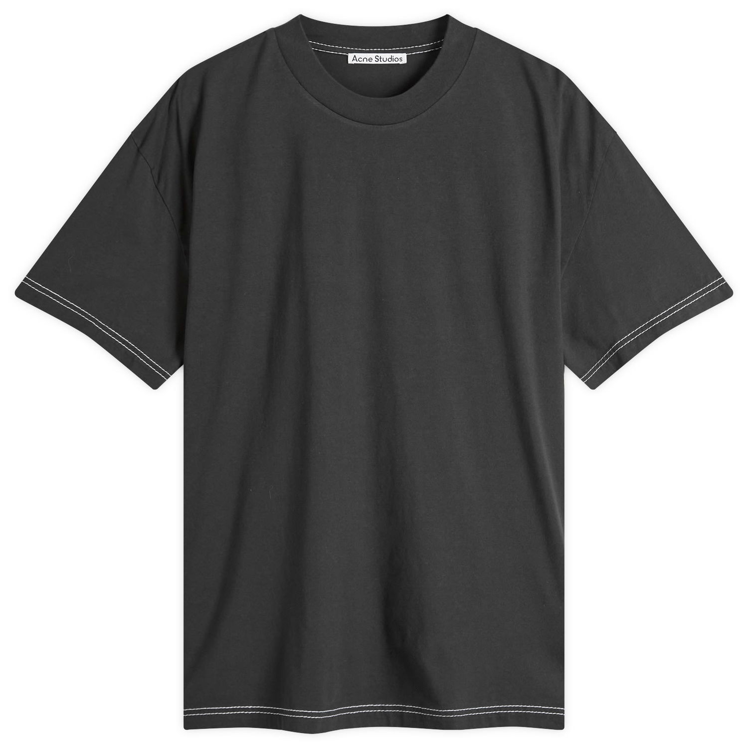 T-shirt Acne Studios Acne Studios Eresa U Autograph Logo T-Shirt, Size X-Small Svart | CL0388-BM0, 0