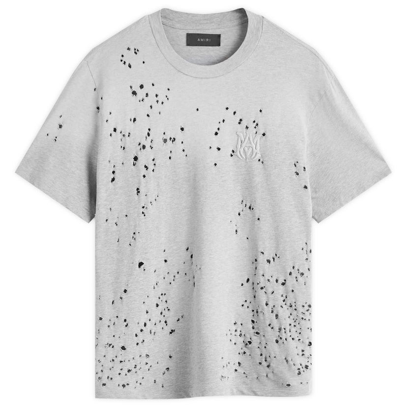 T-shirt AMIRI Shotgun Embroidered Logo T-Shirt Grå | AMJYTE1059-030