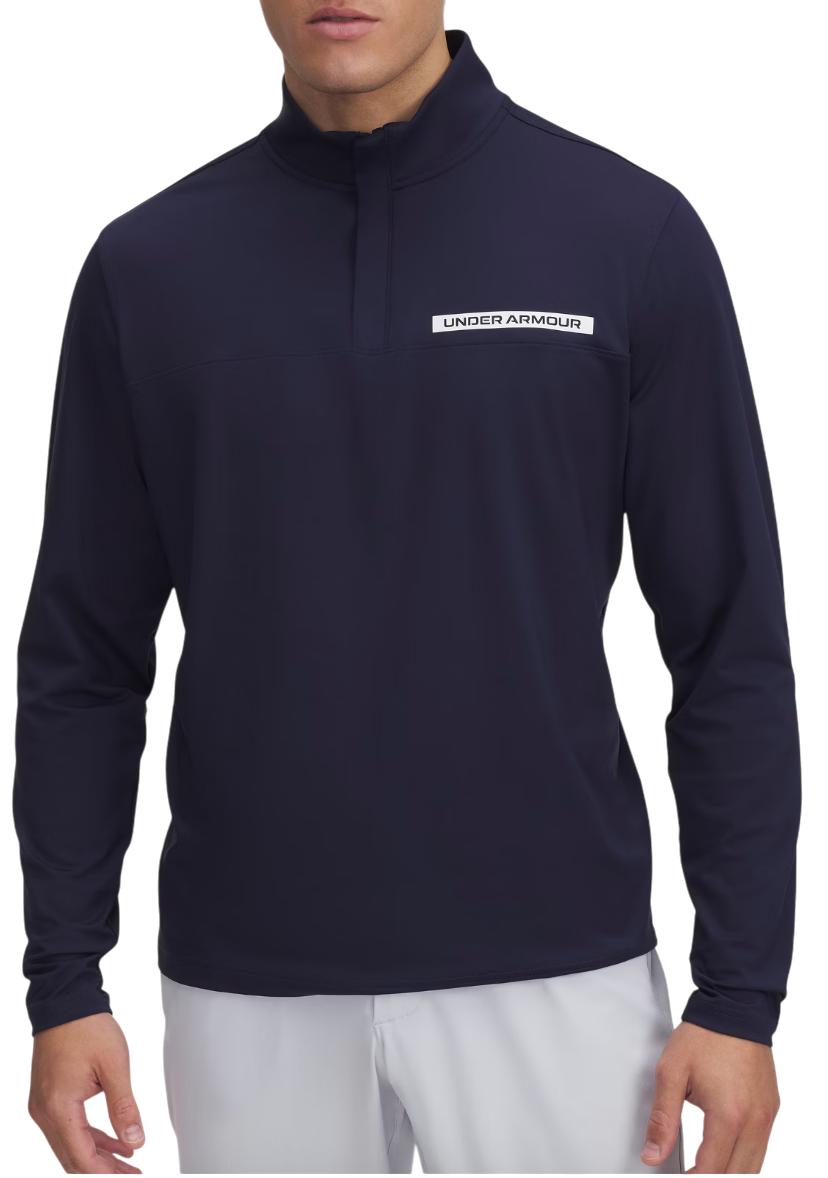 Sweatshirt Under Armour UA T2G 1/4 Zip Pullover Mörkblå | 1389878-410