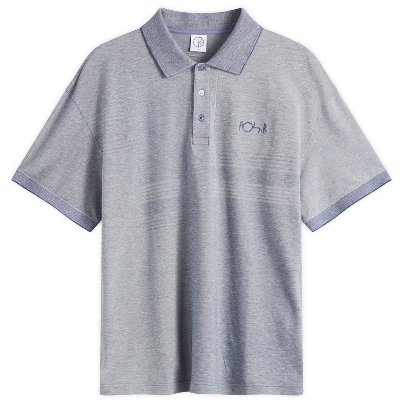 Polotröja Polar Skate Co. Pique Surf Polo Shirt, Size Large Blå | PSC-SP25-46