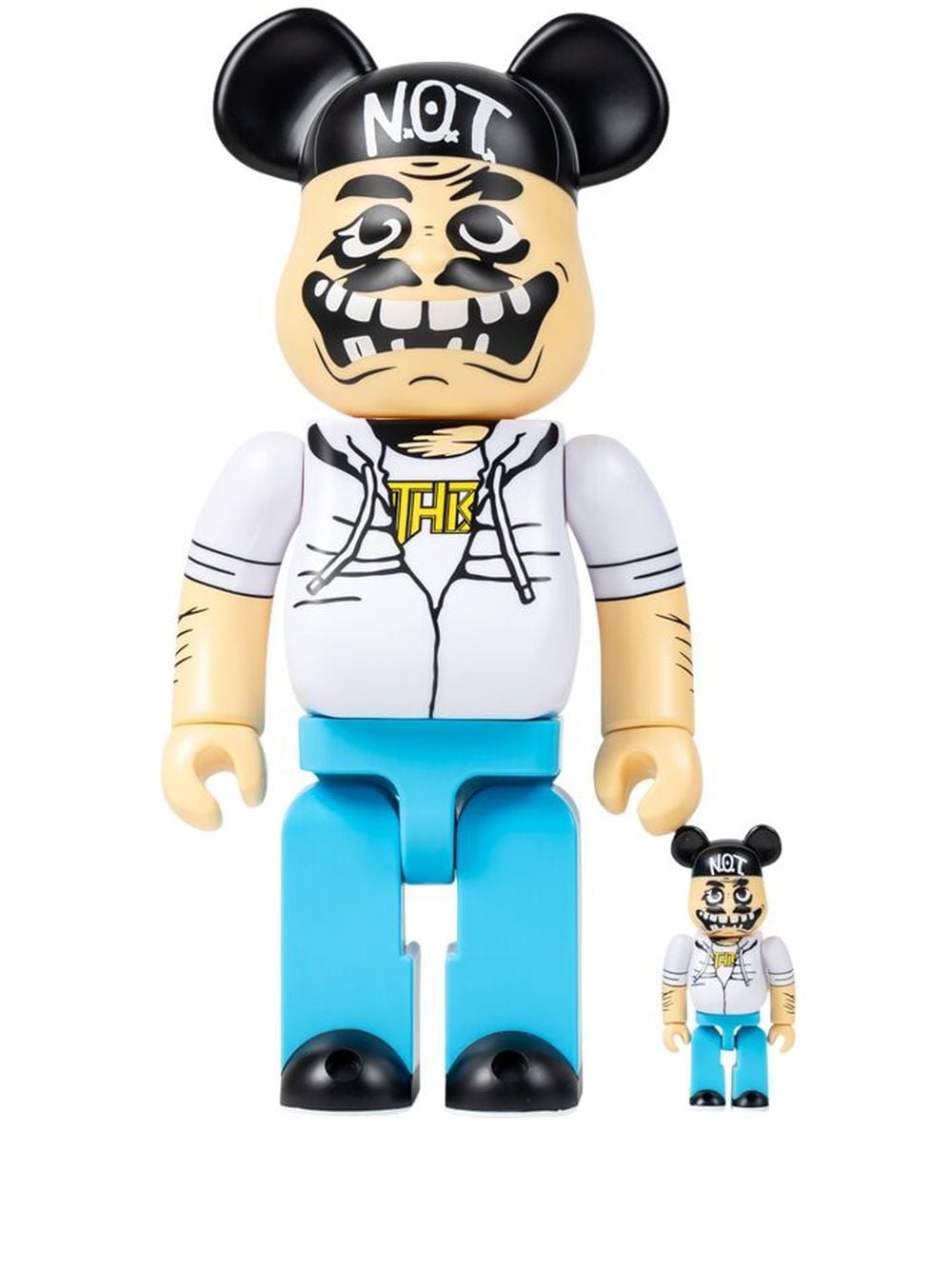 Samlarobjekt Medicom Toy Anthrax "Notman" BE@RBRICK 100% and 400% figure set - White Turkos | MEDI010019525271, 0