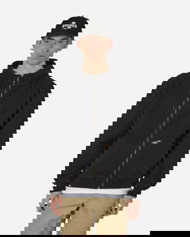 Jacka Dickies Duck Canvas Hooded Unlined Jacket Black Svart | DK0A4YQL C401, 0