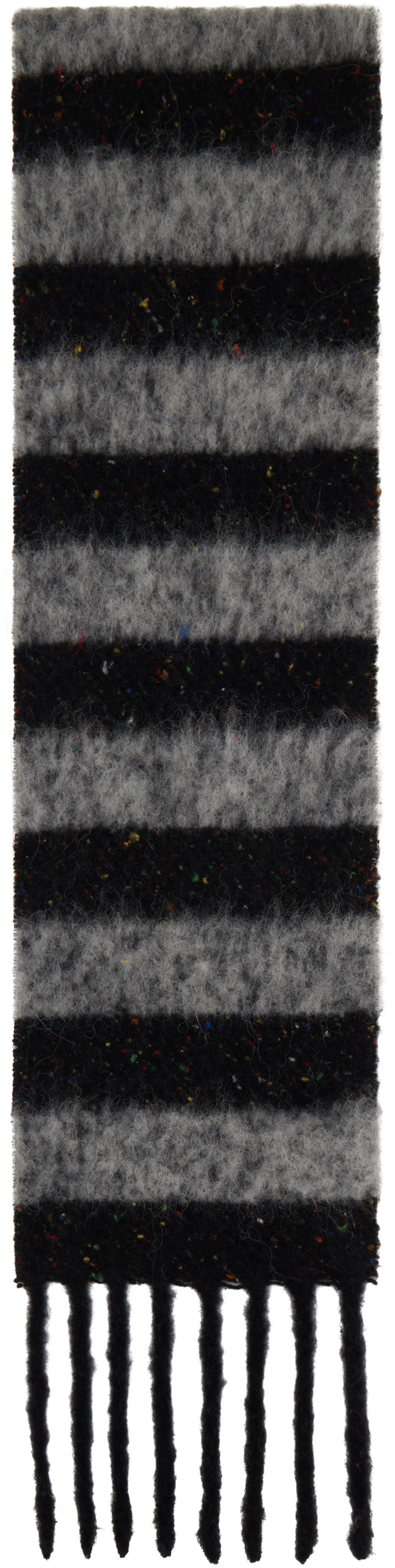 Halsduk Acne Studios Acne Studios Narrow Stripe Alpaca Scarf Flerfärgad | CA0358-, 1