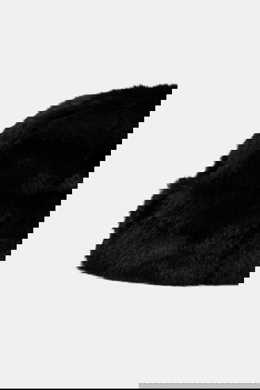 Hatt STAND STUDIO Stand Studio Lovali Faux Fur Hat Svart | 66562.9401, 4