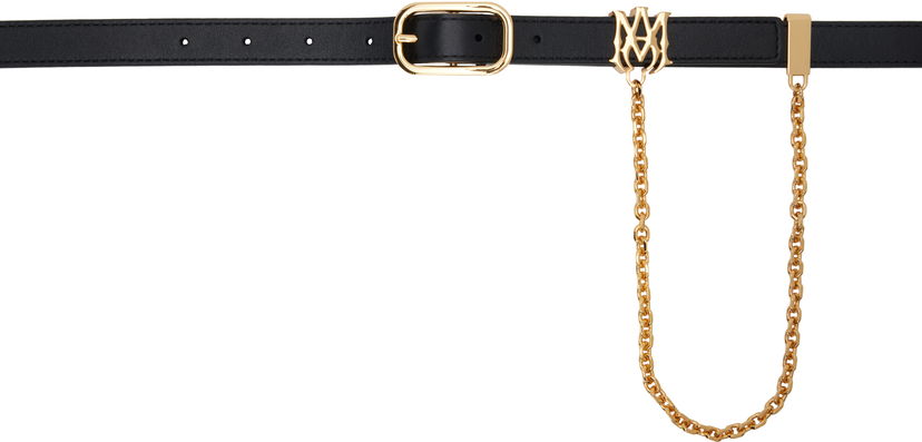 Bälten AMIRI Amiri MA Chain Belt Svart | AMACBL1025