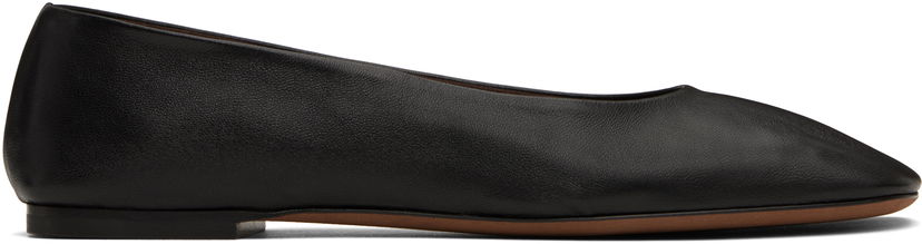 Kläder The Row The Row Square Ballerina Flats Svart | F1598-SL3