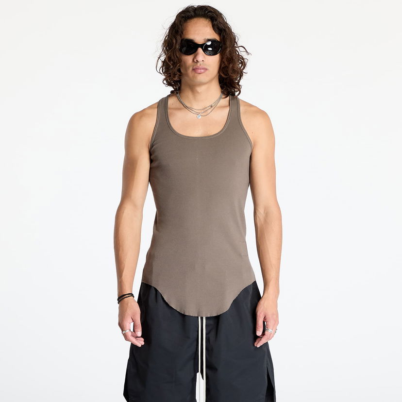 Linne Rick Owens DRKSHDW Knit Drk Tank Top Dust Beige | DU02D2152 RN 34