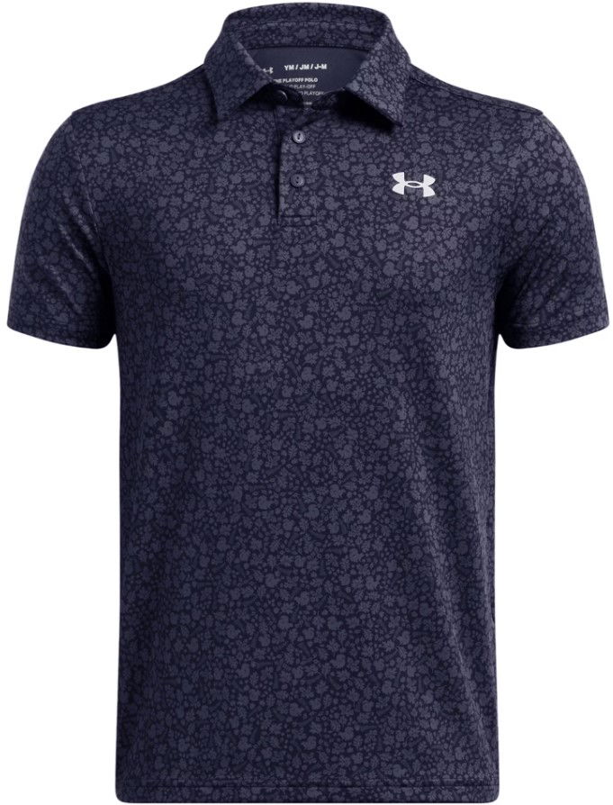 Polotröja Under Armour Playoff Printed Polo Shirt Svart | 1382681-413