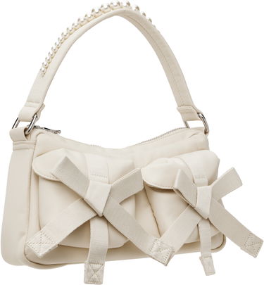 Handväska Simone Rocha Simone Rocha Beaded Utility Bow Pochette Bag Svart | BAG176B 0761, 4