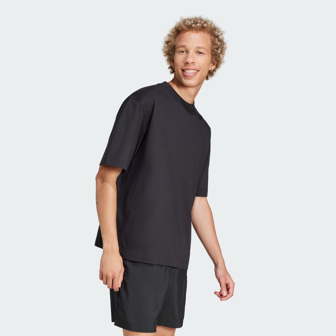 T-shirt adidas Performance Loose Fit Logo T-Shirt Svart | JF3615, 1