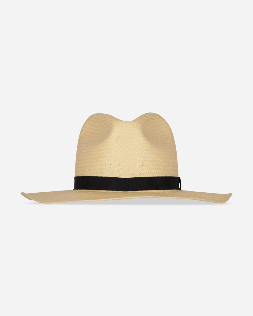 Hatt Neighborhood Paper Fedora Hat Beige | 251YGNH-HT01 NA