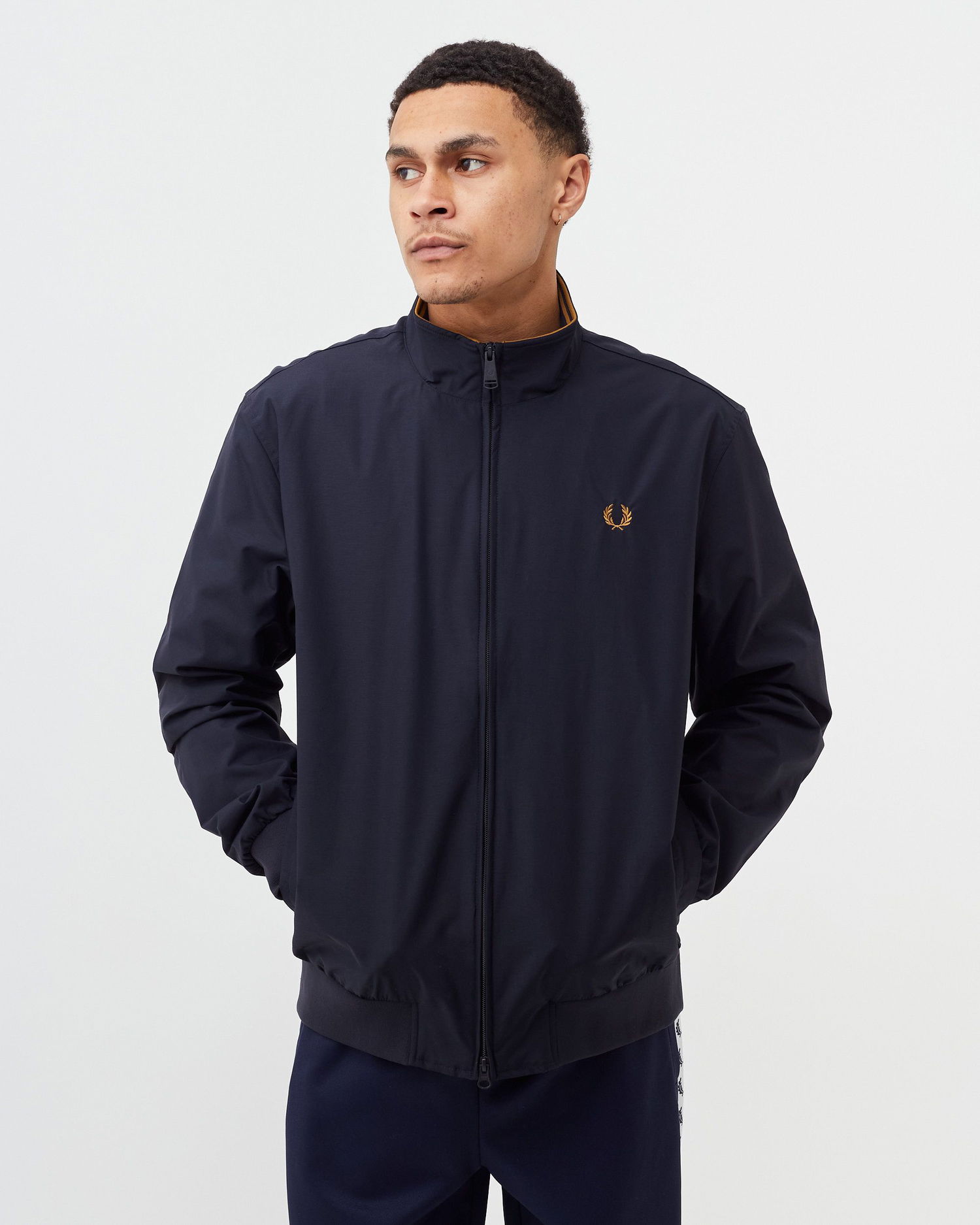 Bomberjacka Fred Perry BRENTHAM JACKET Svart | J2660-608, 1