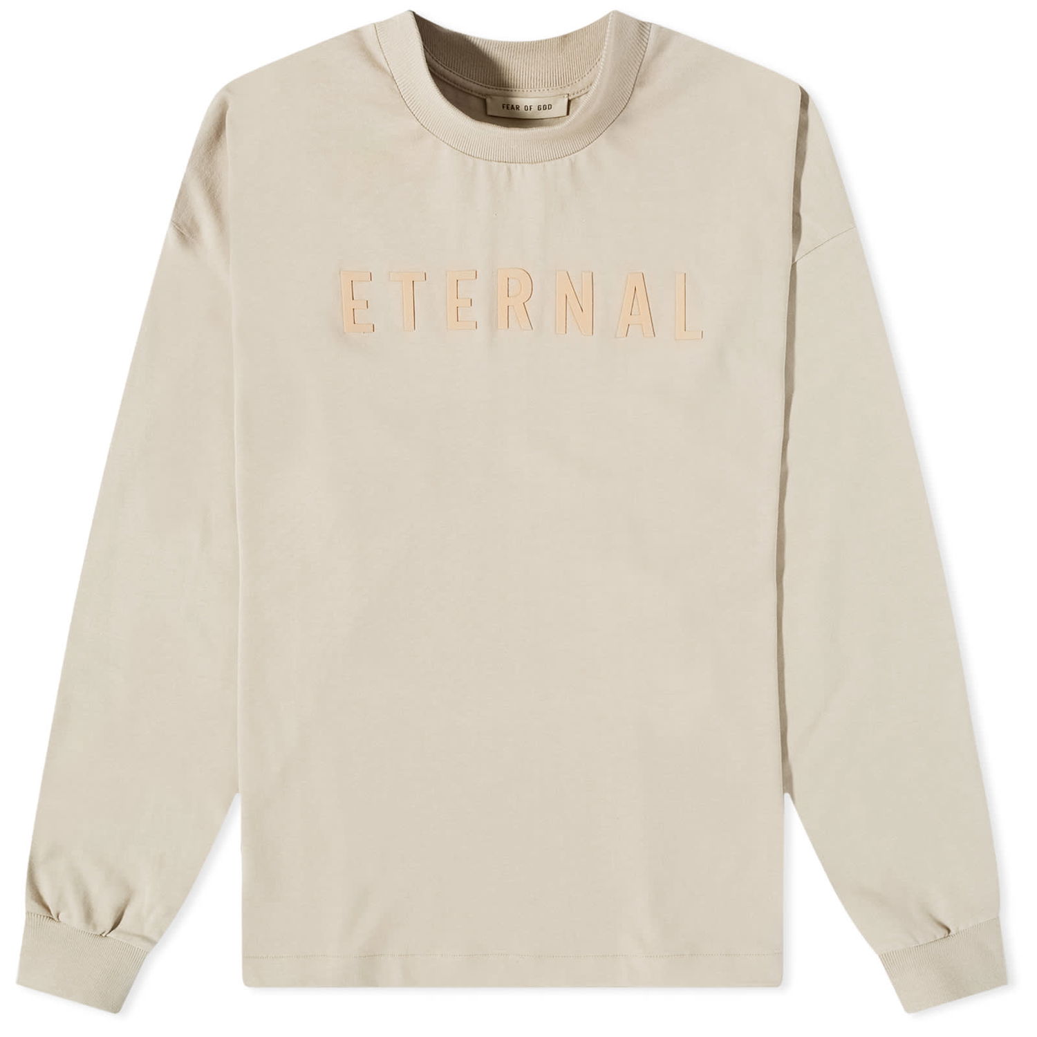 T-shirt Fear of God Long Sleeve Eternal Cotton Tee Beige | FGE50-002AJER-252, 0