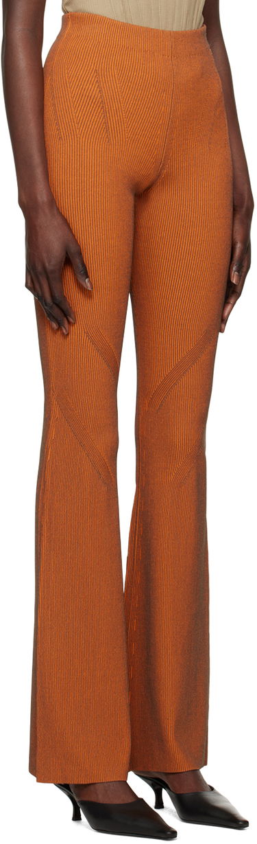 Damasker Dion Lee Angled Knit Trousers Orange | C7154R23, 1
