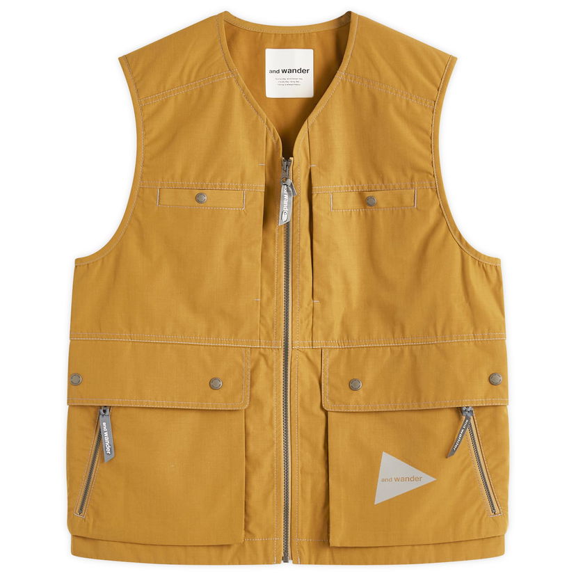 Väst and wander And Wander Tough Aramid Vest, Size Large Gul | 5745181065-190