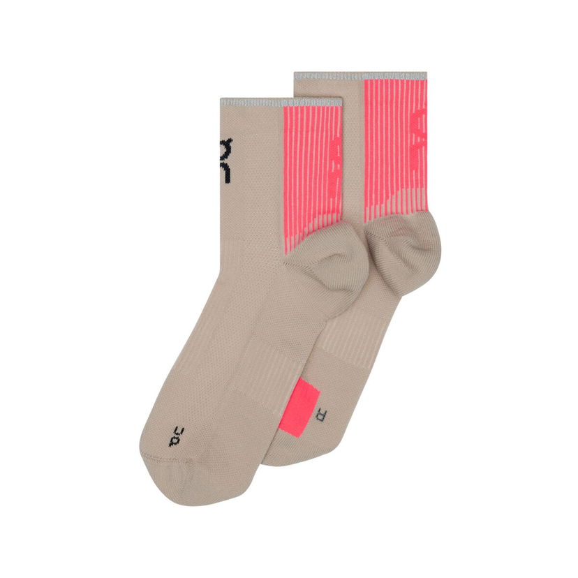 Strumpor On Running Performance Run Mid Socks Beige | 2UF10053952