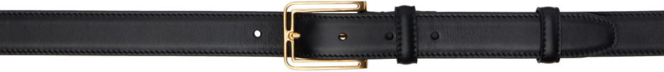 Bälten The Row Leather Belt With Square Buckle Svart | W1685-L60, 0
