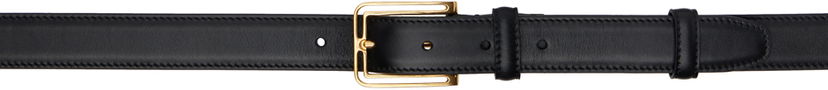Bälten The Row Leather Belt With Square Buckle Svart | W1685-L60