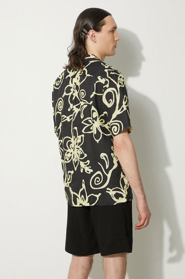 Skjorta Samsoe Samsoe Samsoe Samsoe Regular Fit Floral Print Linen Shirt Svart | M23200085, 2