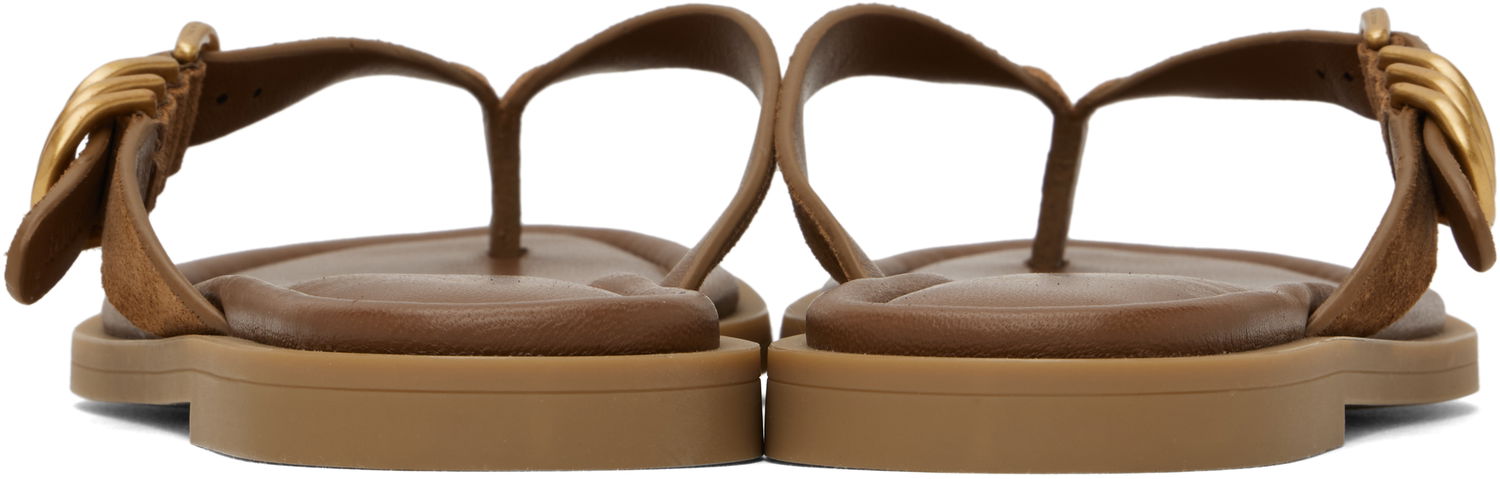 Skovård rag & bone rag & bone Gia Suede Thong Sandals Brun | WFF25SF1003SU03, 1