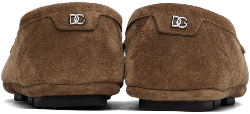 Sneakers och skor Dolce & Gabbana Driver Loafers Brun | A50599AS707, 1