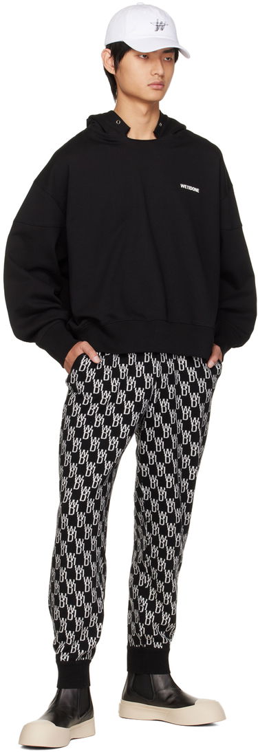 Sweatshirt We11done We11done Signature Hoodie Svart | WD-TH3-22-867-U-BK, 3