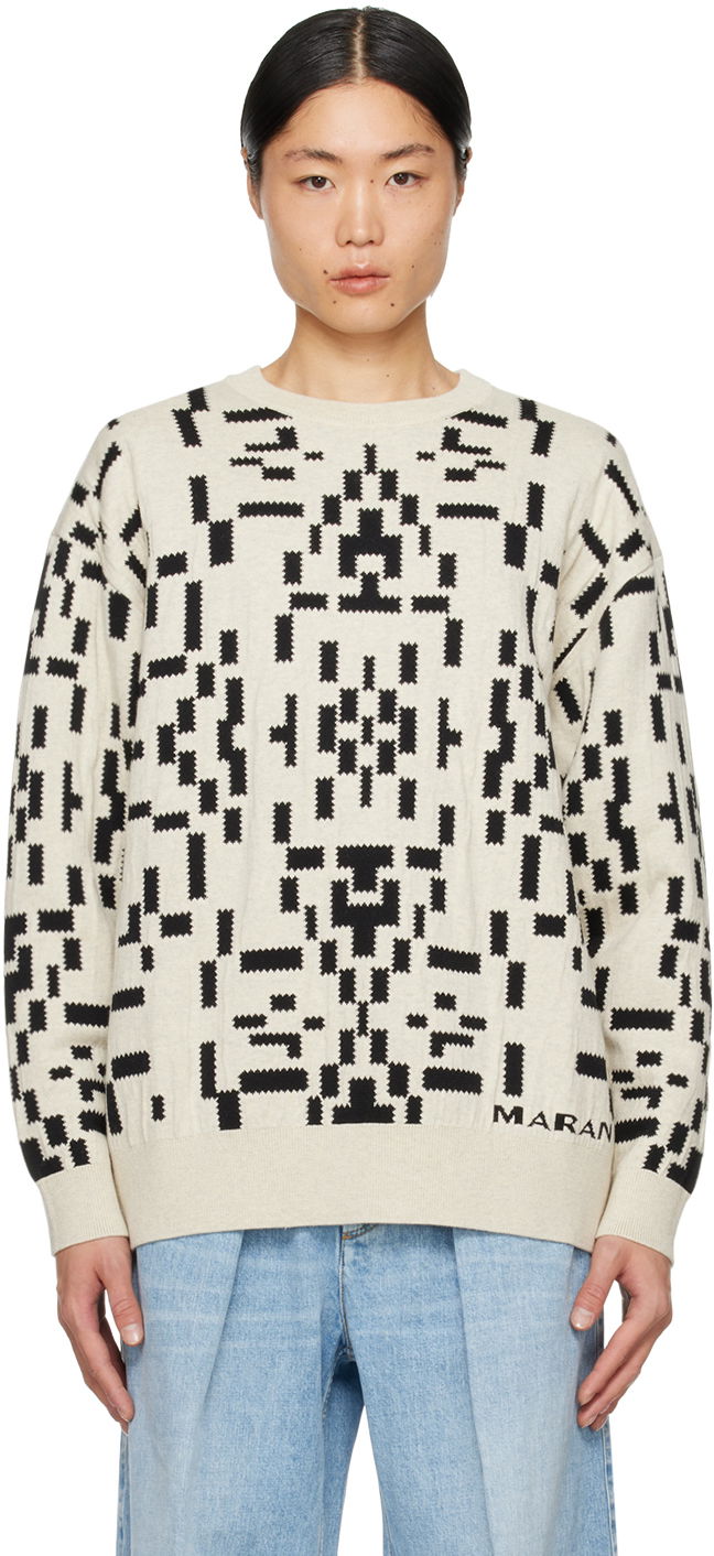 Sweater ISABEL MARANT Baltimi Sweater "Off-White" Beige | 24PPU0388HA-B1L01H