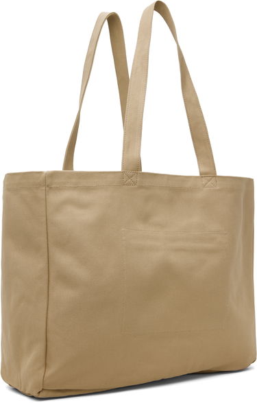 Tygpåse Polo by Ralph Lauren Ralph Lauren Embroidered Canvas Tote Bag Beige | 405962436002, 2