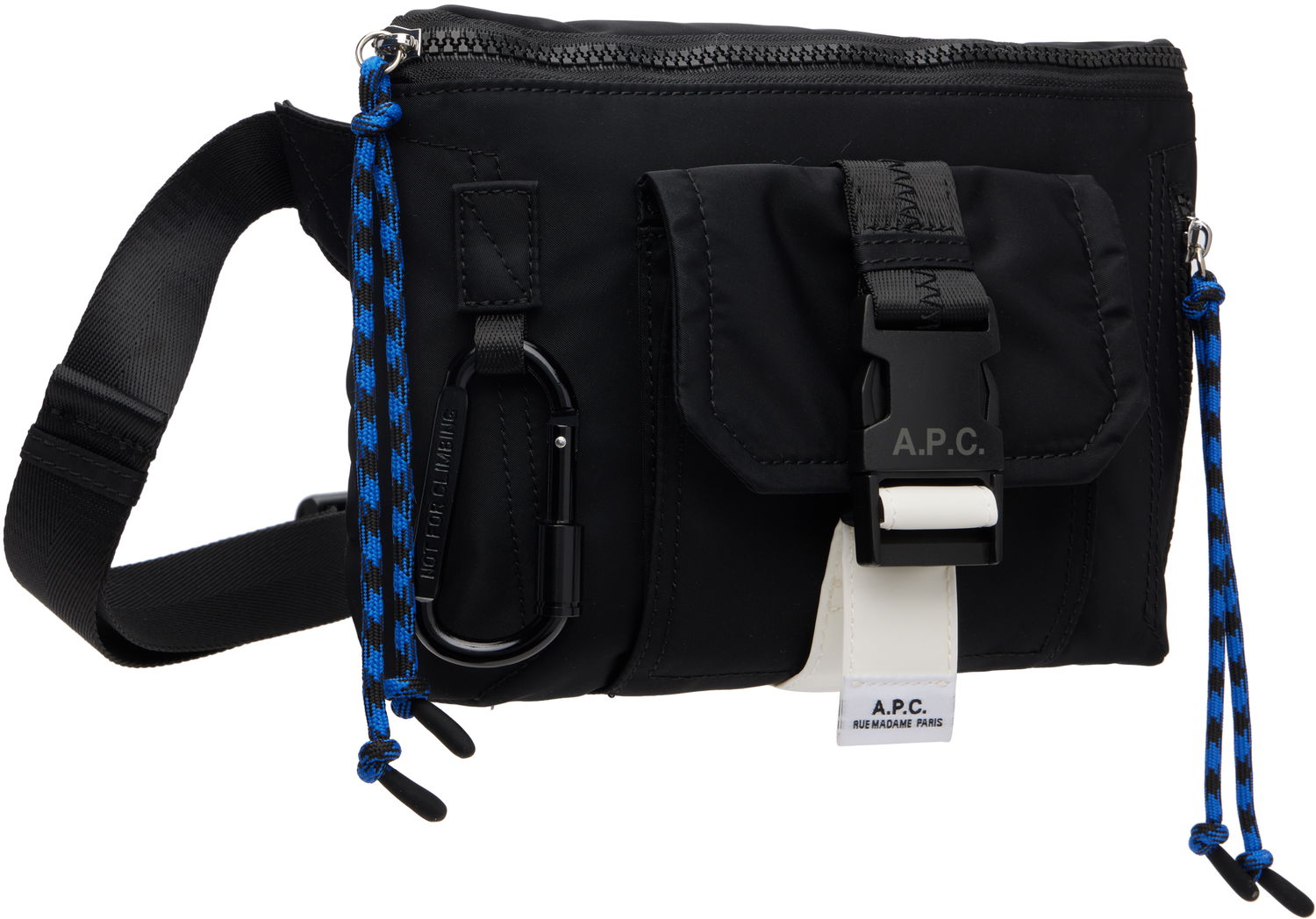 Midjeväska A.P.C. A.P.C. Trek Bum Bag Svart | PAAGR-H62219, 1