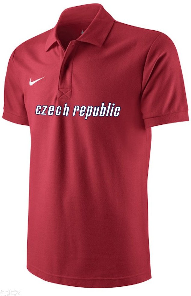 Polotröja Nike Nike TS Core Polo Czech Republic Röd | 454800-657r