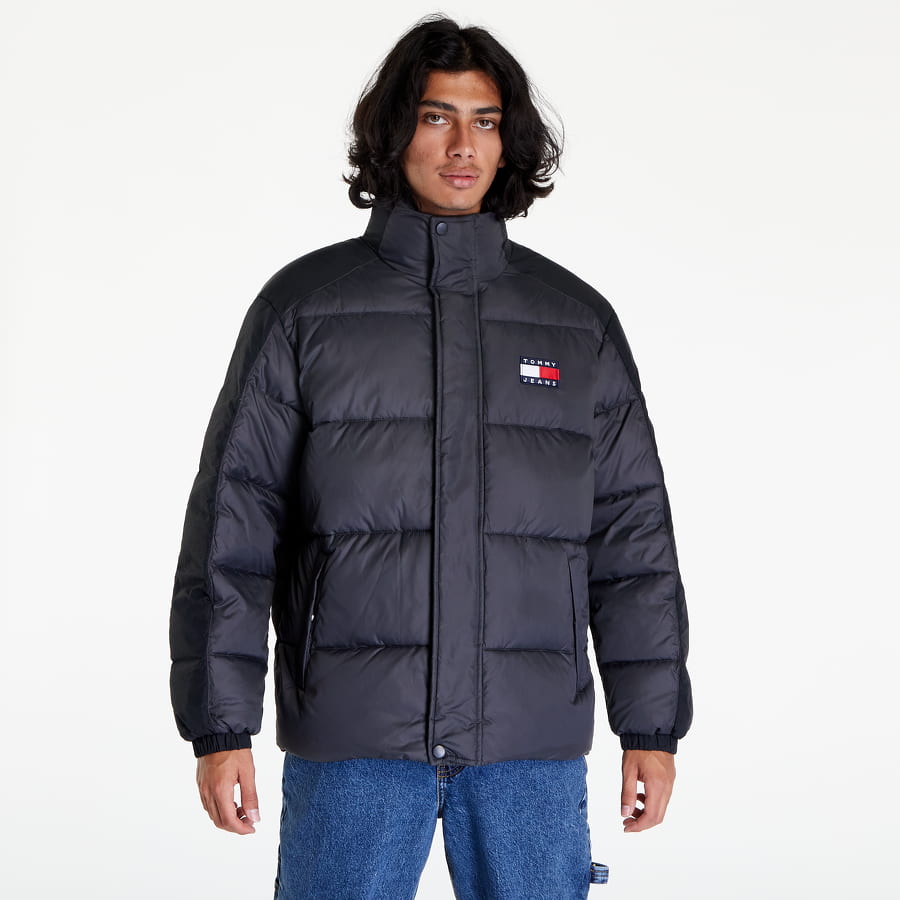 Pufferjacka Tommy Hilfiger Tonal Panel Puffer Jacket Svart | DM0DM15121 BDS, 0