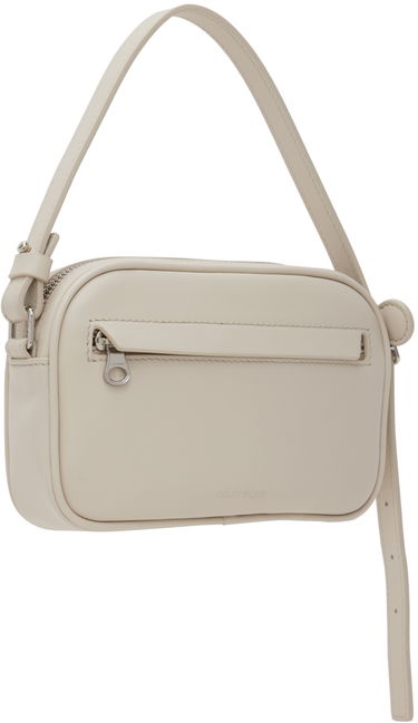 Axelväska Courrèges Slim Leather Camera Bag Beige | 124GSA092CR0027, 2