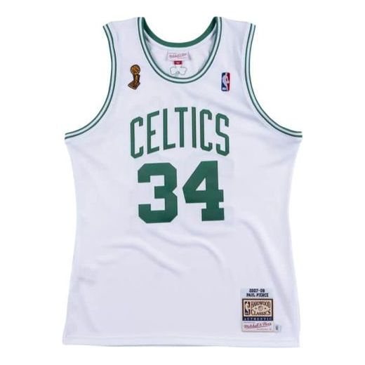 Jersey Mitchell & Ness Mitchell & Ness Celtics Basketball Jersey Vit | AJY4AC18059-BCEWHIT07PPI