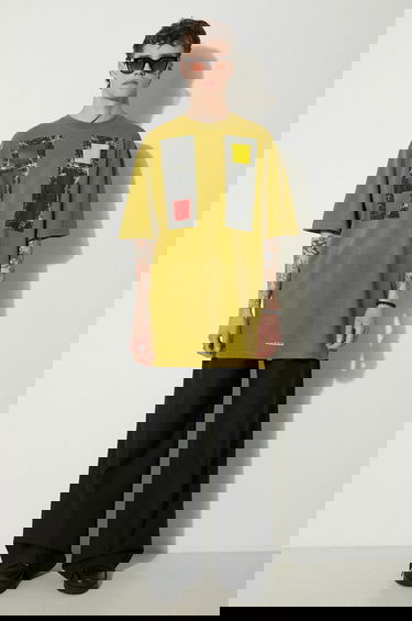 T-shirt A-COLD-WALL* Relaxed Cubist T-shirt with Print Grön | ACWMTS097, 2