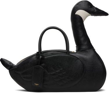 Handväska Thom Browne Thom Browne Pebble Grain Goose Bag Svart | UAG227A-00198, 0