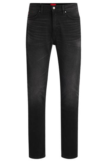 Jeans BOSS Slim-Fit Stretch Denim Jeans Svart | 50530597