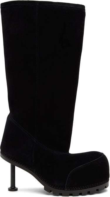 Sneakers och skor Balenciaga Suede High Heel Boots Svart | 802178 WBFC1, 0