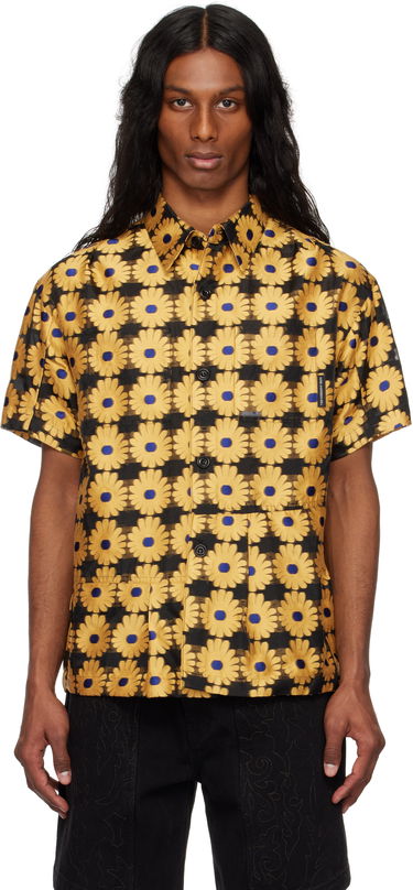 Skjorta Andersson Bell Andersson Bell Sheer Flower Shirt Gul | atb1278m, 0