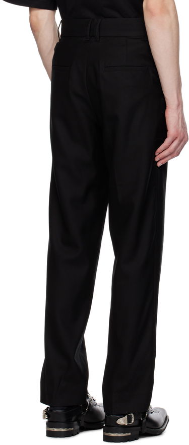 Byxor Feng Chen Wang Feng Chen Wang Paneled Trousers Svart | FUF16TR13B, 2