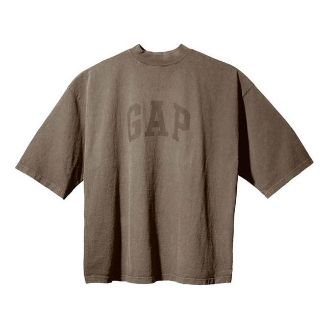 T-shirt GAP Yeezy Gap Engineered by Balenciaga 3/4 Sleeve Tee Brun | YEEZY-SS22-011