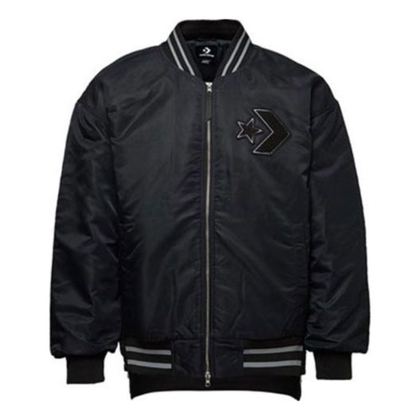 Bomberjacka Converse Padded Bomber Jacket Svart | 10019324-A02
